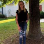 She took a photo of her daughter, but when they looked closer they froze