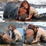 As her horse was drowning, this woman did the unthinkable