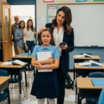 Teacher, my grandfather did it again… ” – The teacher calls the police immediately…. The class was over, but Olivia didn’t leave..