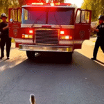 Ducklings fell and firefighters came