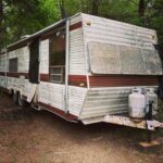 Homeless Lady Given Free “Ugly” Abandoned Trailer, But Wait Till You See What She Made Of It