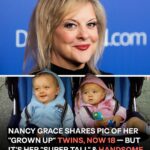 Nancy Grace Shares New Photo of Her Twins, Igniting Buzz about Her ‘So Tall’ Son